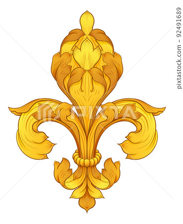 Fleur De Lis Flower Heraldry Lily Floral Crest Fleur De Lis Flower Heraldry Lily Floral Crest 92491689