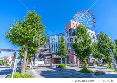 View of the cityscape in front of Center Kita Station, Yokohama Cityscape of Japan View of the cityscape in front of Center Kita Station, Yokohama Cityscape of Japan 92492010