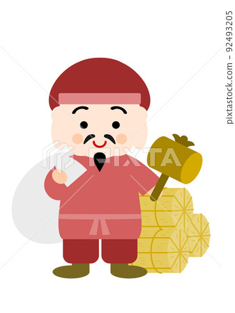 Daikokuten Illustration Seven Lucky Gods Daikokuten Illustration Seven Lucky Gods 92493205