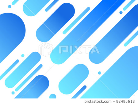 藍色幾何圖案背景素材 92493618