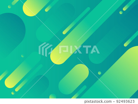Green geometric pattern background material Green geometric pattern background material 92493623