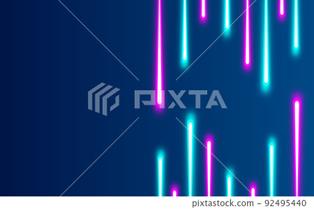 Abstract futuristic background with glowing light effect. blue and pink neon color banner, Vector illustration Abstract futuristic background with glowing light effect. blue and pink neon color banner, Vector illustration 92495440