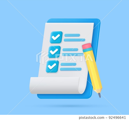 3d paper clipboard task 3d paper clipboard task 92496641