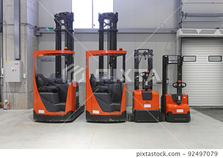 Pallet Trucks and Forklifts 92497079