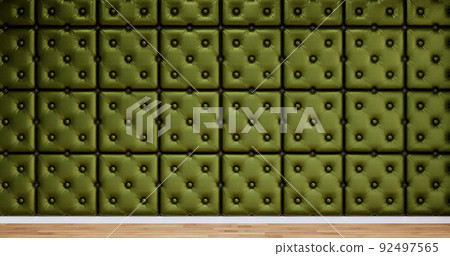 Green modern room,minimal designs. 3d rendering 92497565