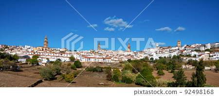 Jerez de los Caballeros, City at Badajoz, Extremadura in Spain 92498168