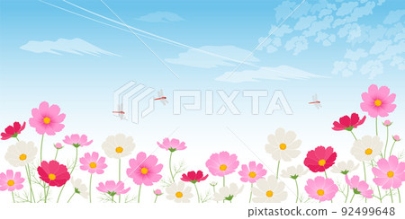 藍天圖片背景中的宇宙場 (2:1) 92499648