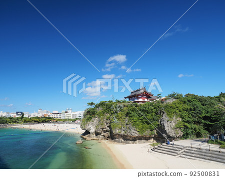 海灘上的海浪 92500831