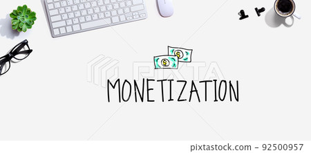 Monetization with a computer keyboard 92500957