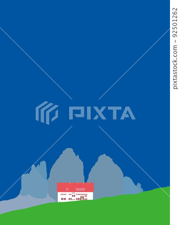 Tre Cime di lavaredo tre cime di lavaredo Locatelli hut Dolomites Tre Cime di lavaredo tre cime di lavaredo Locatelli hut Dolomites 92501262
