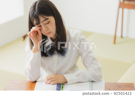 School girl high school student image 92501422