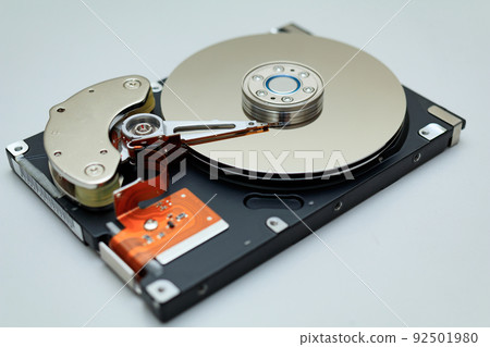Disassembled hard disk photo 92501980