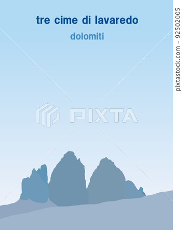 Tre Cime di lavaredo tre cime di lavaredo Dolomites Italy 92502005