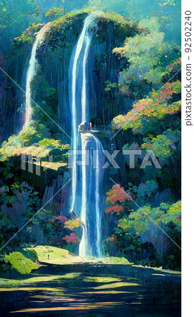 Colorful multicolored bright picture. Painted bright multicolored waterfall. Abstract colorful background. Colorful multicolored bright picture. Painted bright multicolored waterfall. Abstract colorful background. 92502240