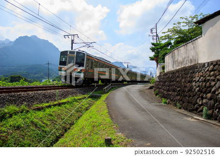群馬信越本線，通過橫河附近的常規線路 92502516