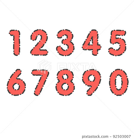 粗破的流行數字設置為紅色 粗破的流行數字設置為紅色 92503007