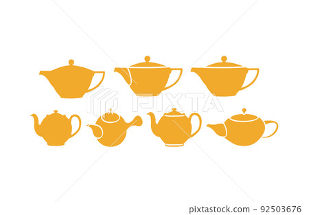 Teapot illustration 3 92503676