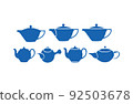 Illustration of teapot 5 92503678