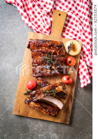 grilled barbecue ribs pork grilled barbecue ribs pork 92503874