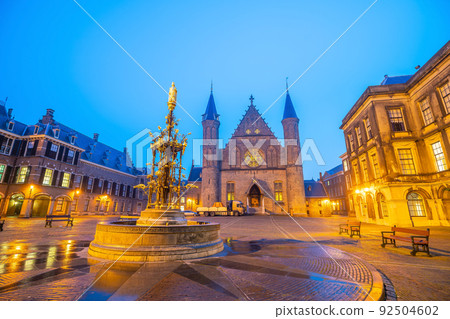 Inner courtyard of the Binnenhof palace in the Hague, Netherlands Inner courtyard of the Binnenhof palace in the Hague, Netherlands 92504602