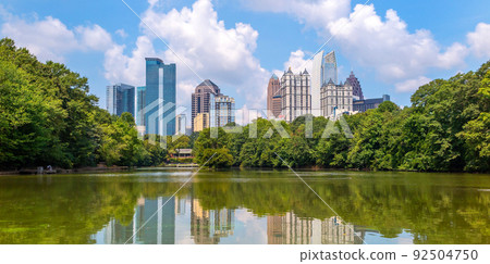Piedmont Park in Downtown Atlanta city in USA Piedmont Park in Downtown Atlanta city in USA 92504750
