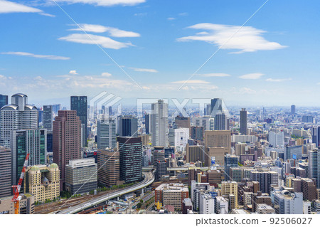 Umeda cityscape in central Osaka [from Umeda Sky Building] 92506027