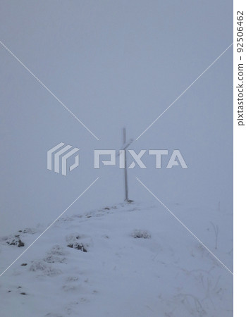 Summit cross of Seekarkreuz mountain, Bavaria, Germany Summit cross of Seekarkreuz mountain, Bavaria, Germany 92506462