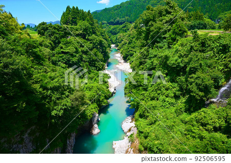 從手取峽谷大東橋白山市眺望 從手取峽谷大東橋白山市眺望 92506595