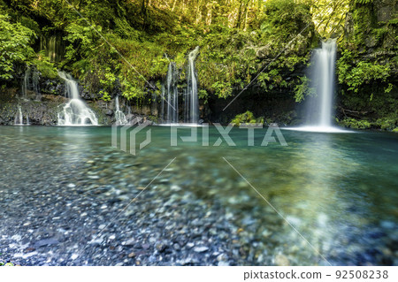 Jinma Waterfall in Fujinomiya City, Shizuoka Prefecture 92508238