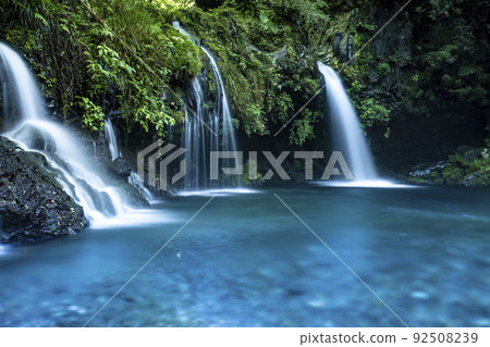 Jinma Waterfall in Fujinomiya City, Shizuoka Prefecture 92508239