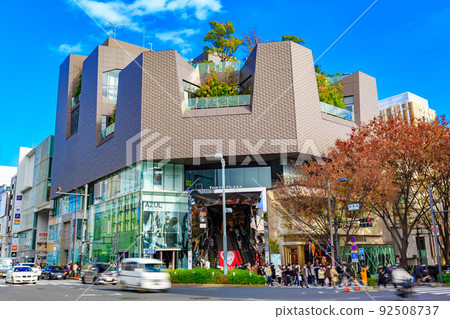 東京澀谷區神宮前十字路口東急廣場表參道原宿街景 92508737