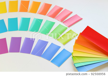 顏色樣本色卡【設計、色彩協調、配色方案圖片】 92508956