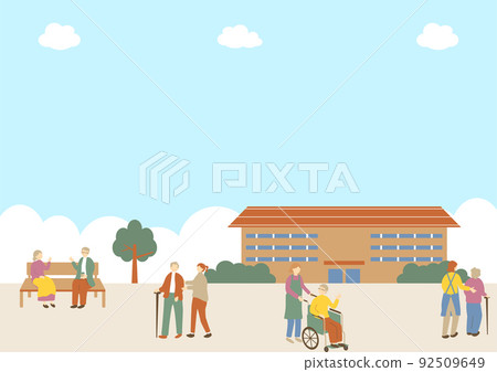 有風景的老年住宅 有風景的老年住宅 92509649