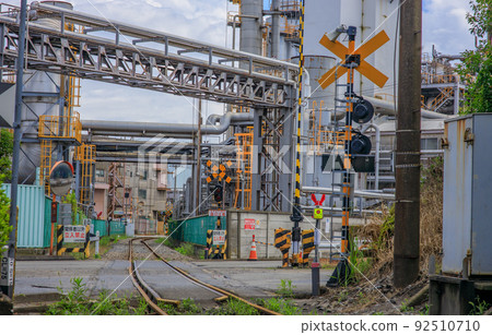 Scenery of the factory area in Chidori-cho, Kawasaki 92510710
