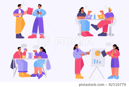 Business people discussion, meeting, disputing 92510779