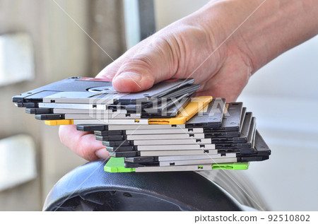 Old storage technology disk 92510802