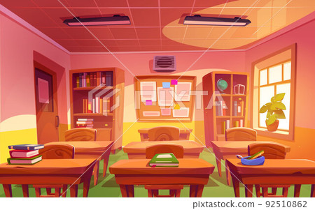 Classroom interior, school or college class room Classroom interior, school or college class room 92510862