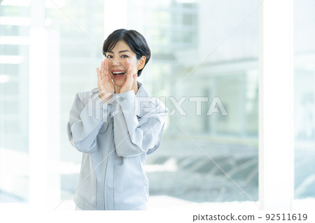 工作服女工,現場主管 工作服女工,現場主管 92511619