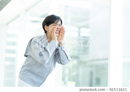 工作服女工,現場主管 工作服女工,現場主管 92511621