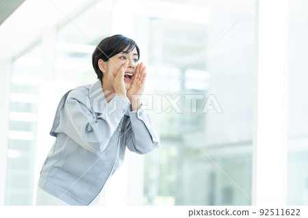 工作服女工,現場主管 工作服女工,現場主管 92511622