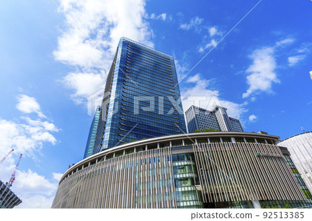 Grand Front Osaka Summer blue sky Grand Front Osaka Summer blue sky 92513385