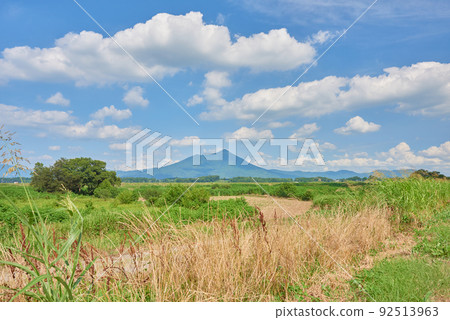 Mt. Tsukuba and the countryside Mt. Tsukuba and the countryside 92513963