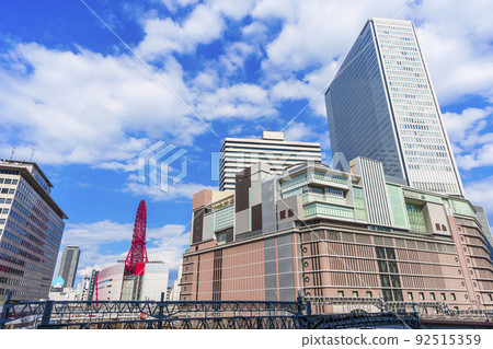 Osaka Umeda HEP FIVE Ferris wheel and Hankyu Department Store Osaka Umeda HEP FIVE Ferris wheel and Hankyu Department Store 92515359