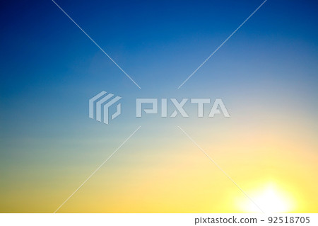 Summer orange sunrise (July, east, 105 mm) Summer orange sunrise (July, east, 105 mm) 92518705