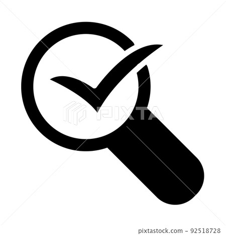 Illustration Vector Graphic of Magnifying Icon Illustration Vector Graphic of Magnifying Icon 92518728