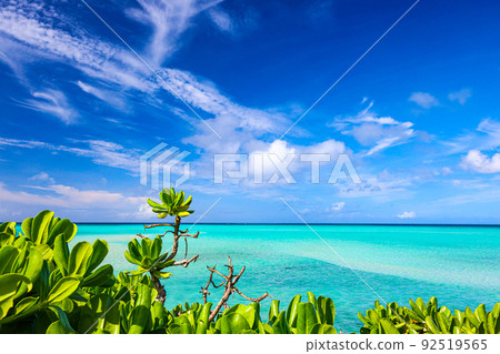 Miyakojima, Okinawa Summer scenery Miyako blue 92519565