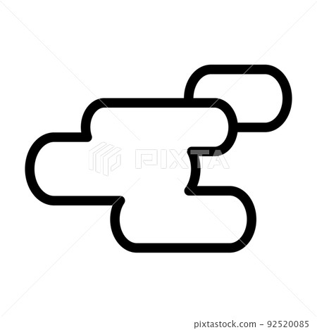 Illustration Vector Graphic of Cloudy Icon 92520085