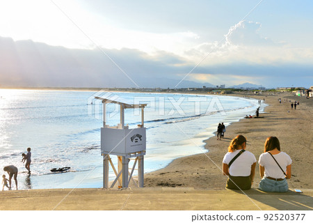 Katase Nishihama beach where you can't wait to open the sea Katase Nishihama beach where you can't wait to open the sea 92520377