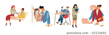 Sexual harassment at work, abuse, violence at job 92520692