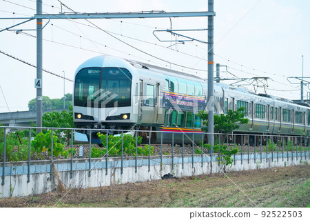 Seto Ohashi Line Rapid Marine Liner No. 23 4 heading toward Takamatsu on the outskirts of Okayama City, Minami-ku, Okayama City, Okayama Prefecture Seto Ohashi Line Rapid Marine Liner No. 23 4 heading toward Takamatsu on the outskirts of Okayama City, Minami-ku, Okayama City, Okayama Prefecture 92522503